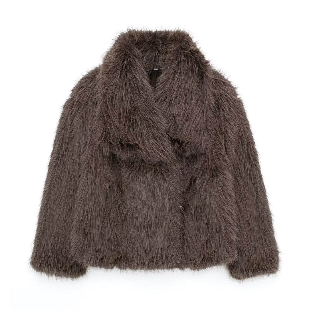 Manteau en Peluche Hiver - Mode, Épais et Chaud - ElyGlam