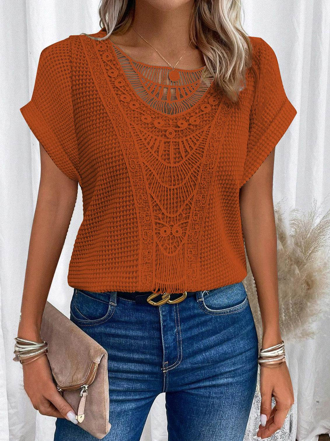 Blouse Dentelle Chic - ElyGlam