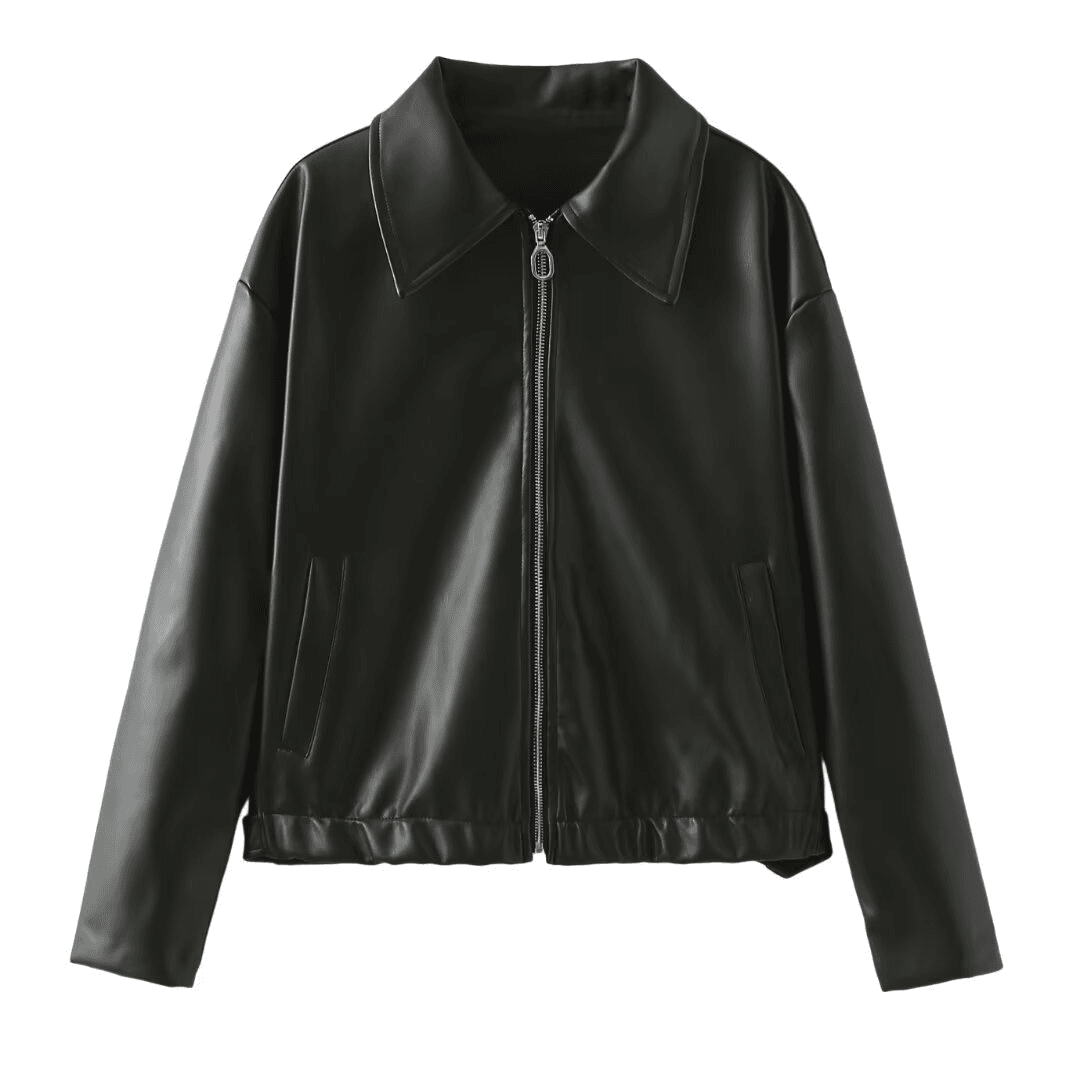 Veste en Simili Cuir - ElyGlam