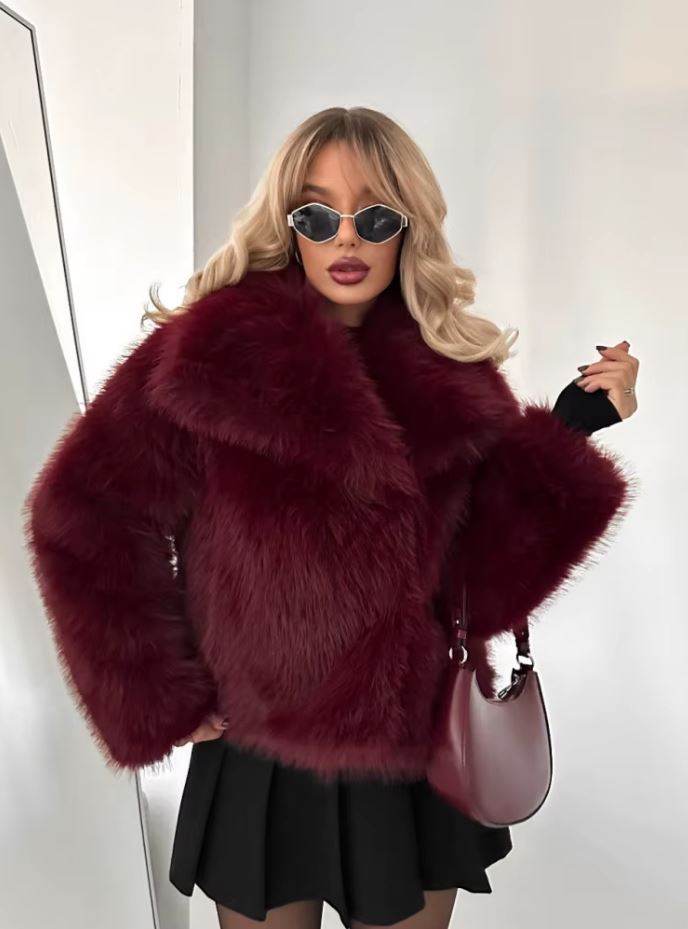 Manteau en Peluche Hiver - Mode, Épais et Chaud - ElyGlam