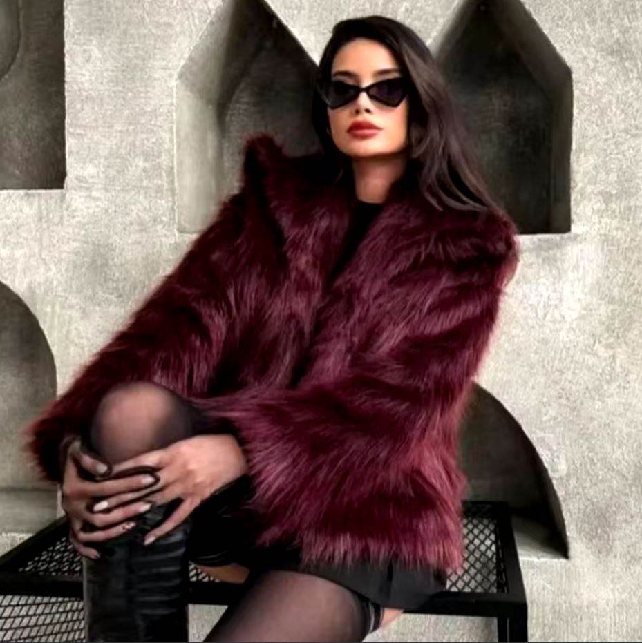 Manteau en Peluche Hiver - Mode, Épais et Chaud - ElyGlam
