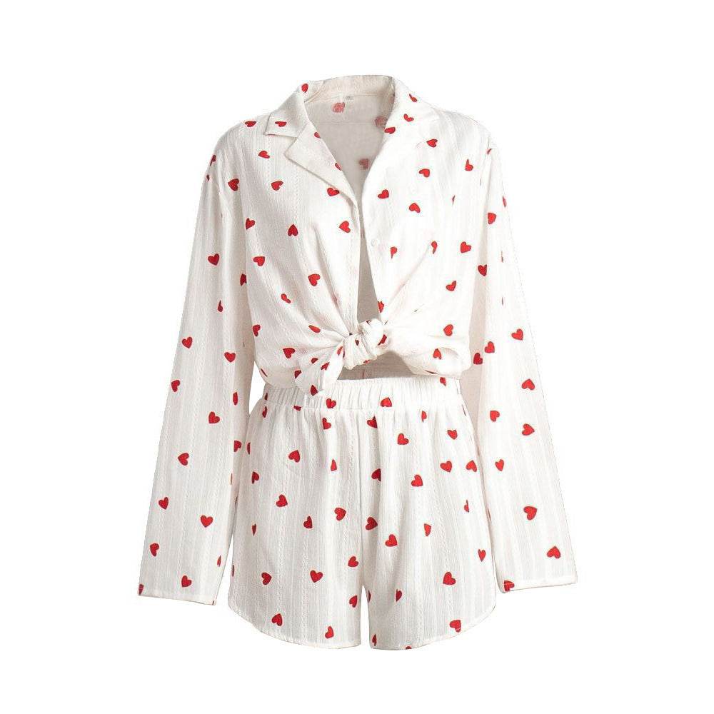 Romantic Cotton Pajama Set - ElyGlam