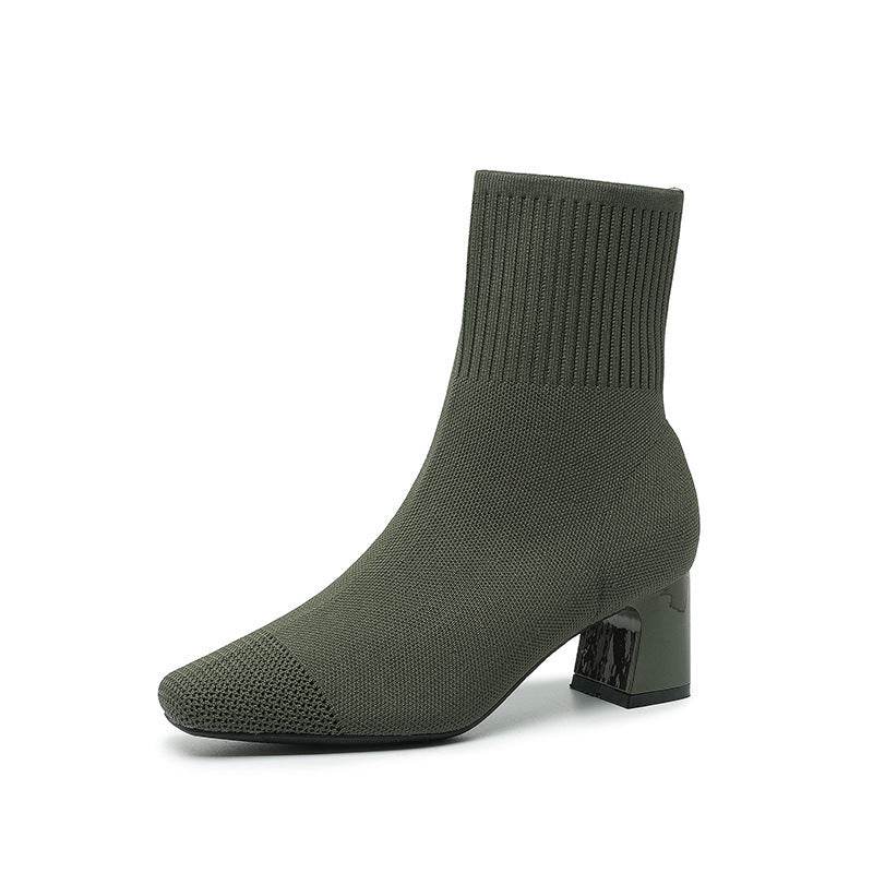 Bottines Tendance Tricotées - ElyGlam