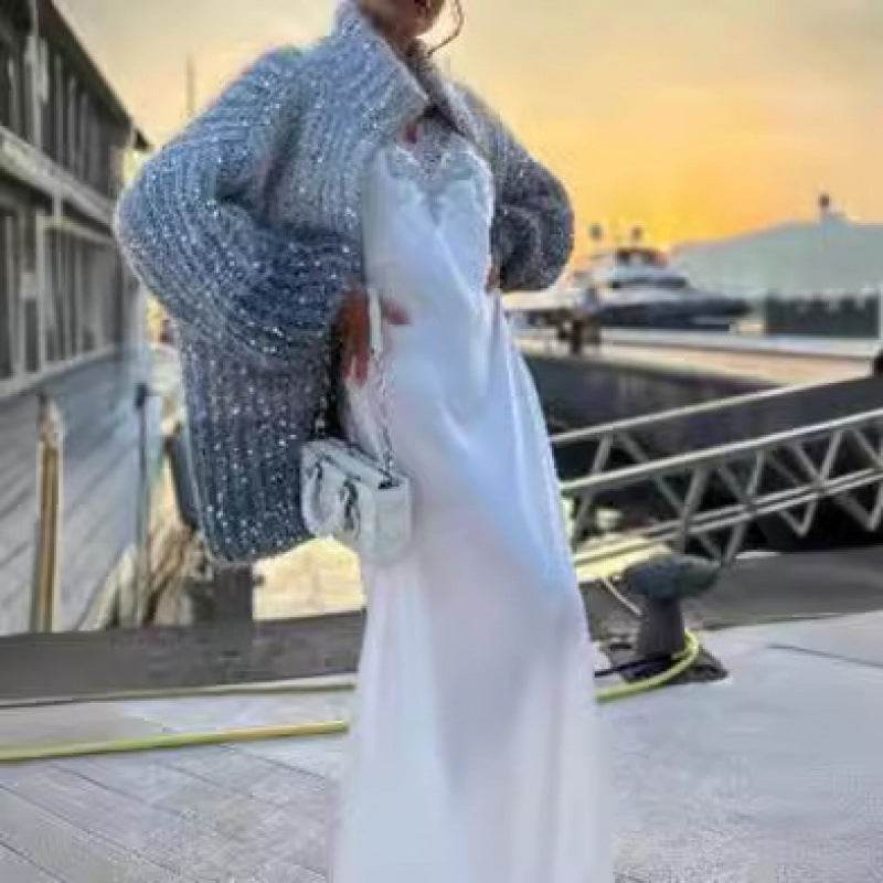 Cardigan Chic à Sequins - ElyGlam