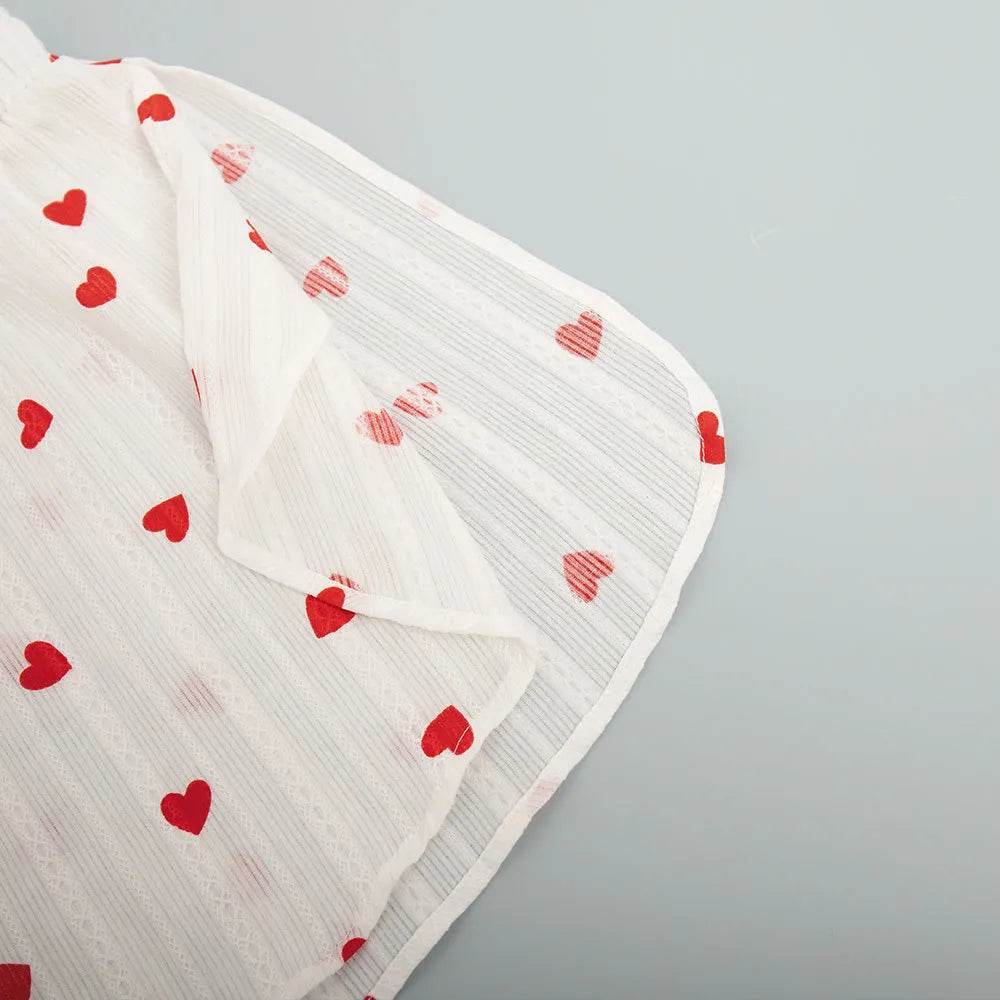 Romantic Cotton Pajama Set - ElyGlam