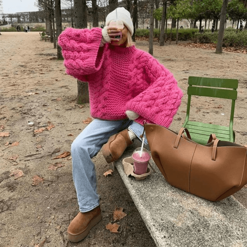 Pull Vintage en Maille - ElyGlam