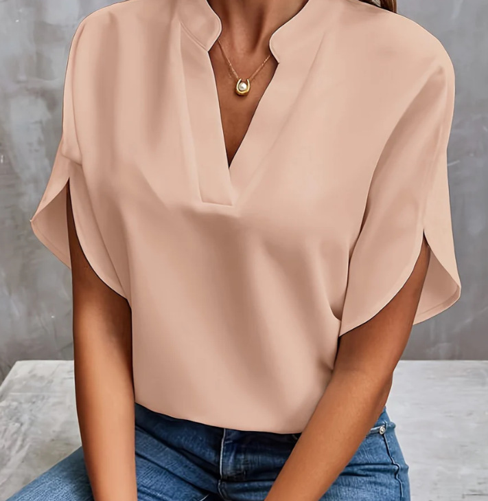 Blouse Fluide Col V