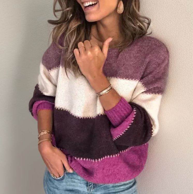 Pull Rayé Élégant - ElyGlam