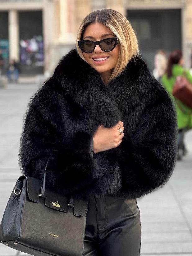 Manteau en Peluche Hiver - Mode, Épais et Chaud - ElyGlam