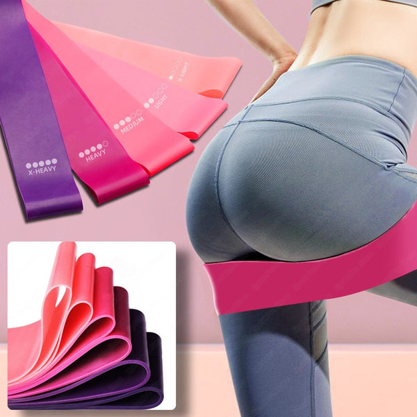 Resistance Bands Set - Elastic Booty Bands for Fitness & Yoga Workout