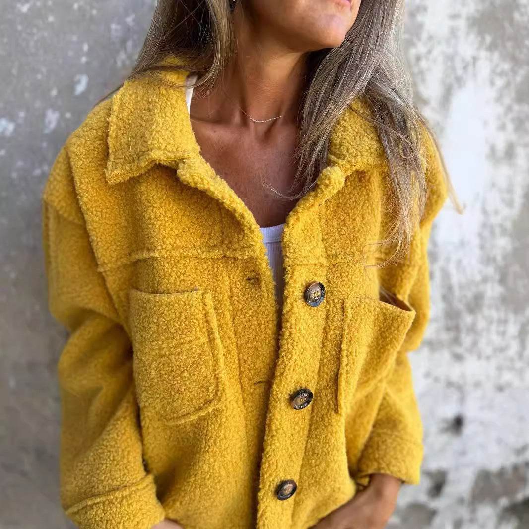 Veste Court à Col Revers - ElyGlam