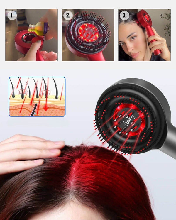 LumiHair – 3-in-1 Red Light Therapy + Free Rosemary Oil - ElyGlam