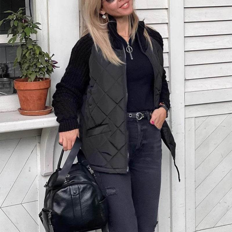 Veste à Manches Tricotées - ElyGlam