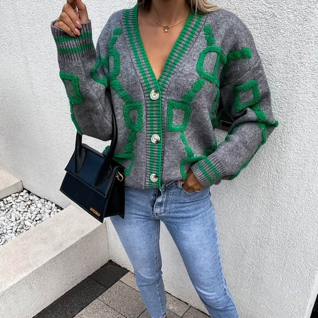 Cardigan Fleuri Batwing Élégance - ElyGlam