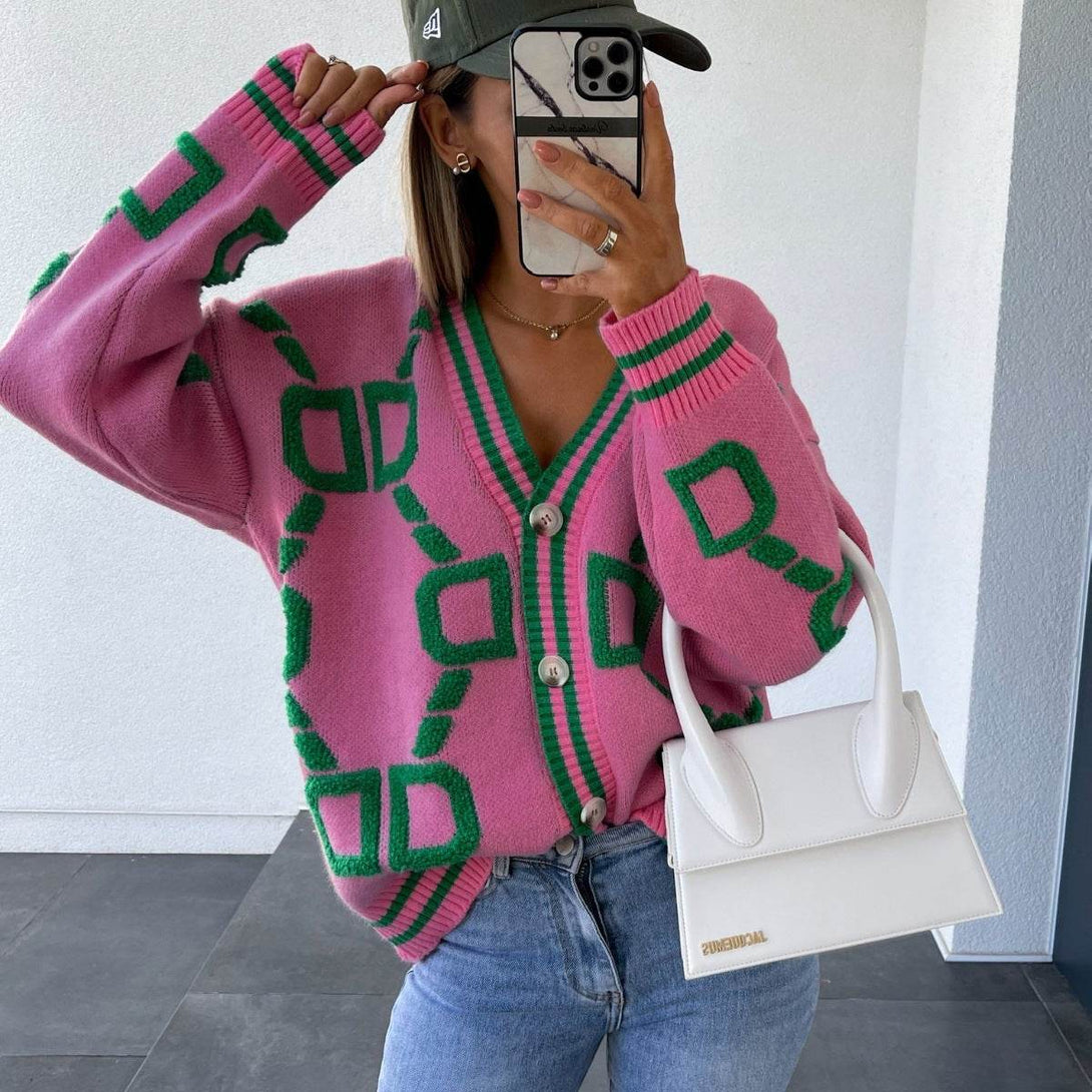 Cardigan Fleuri Batwing Élégance - ElyGlam