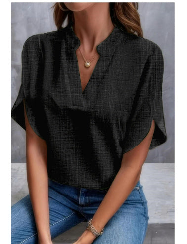 Blouse Fluide Col V