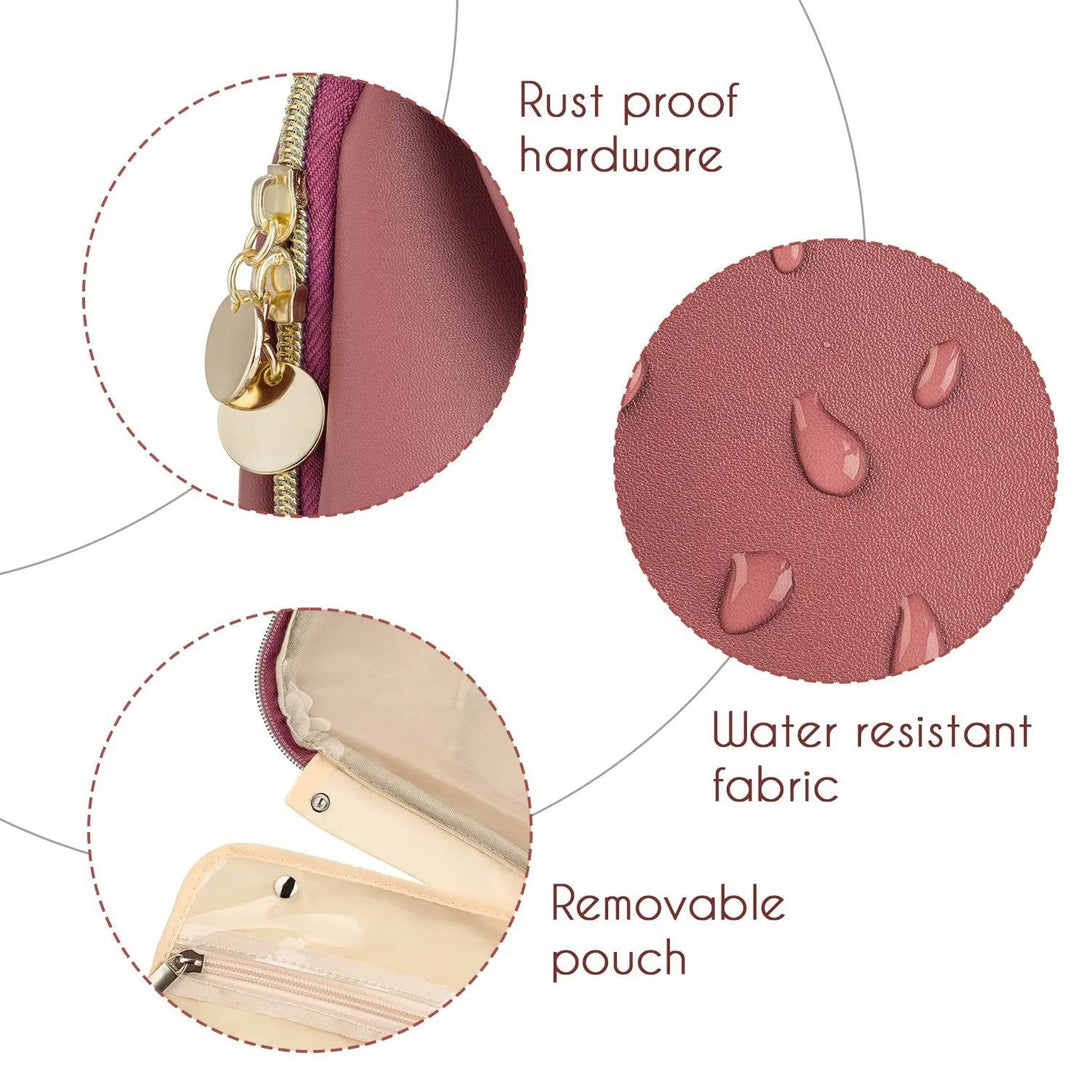 Waterproof Wash And Makeup Bag Storage - ElyGlam