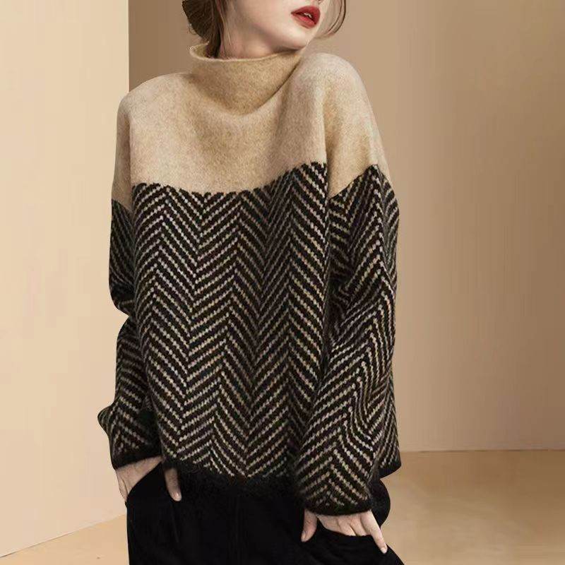 Pull Col Roulé Douillet - ElyGlam