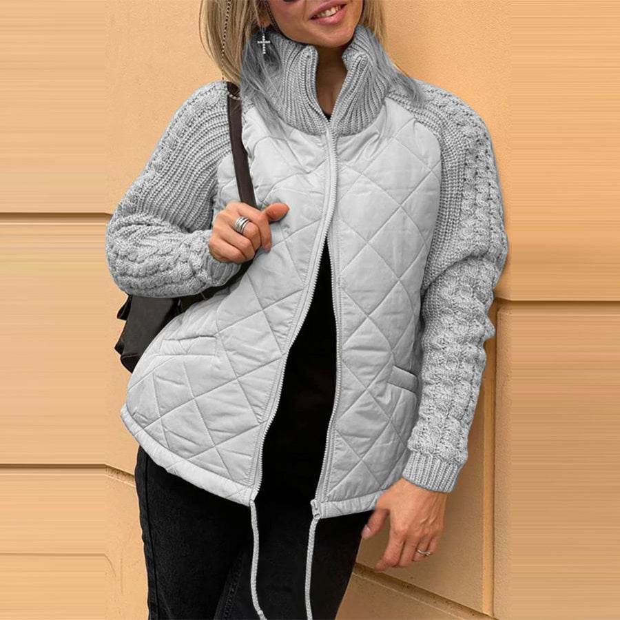 Veste à Manches Tricotées - ElyGlam