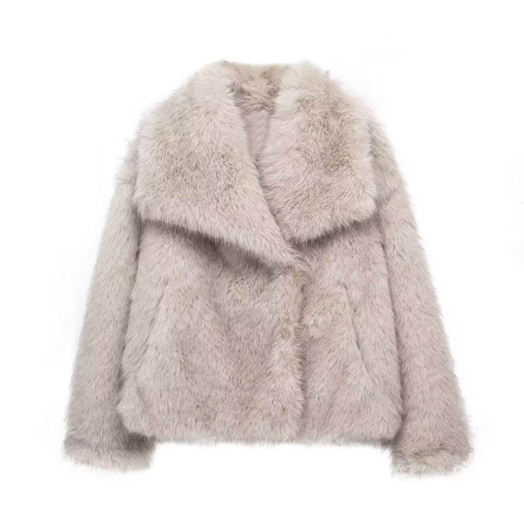Manteau en Peluche Hiver - Mode, Épais et Chaud - ElyGlam