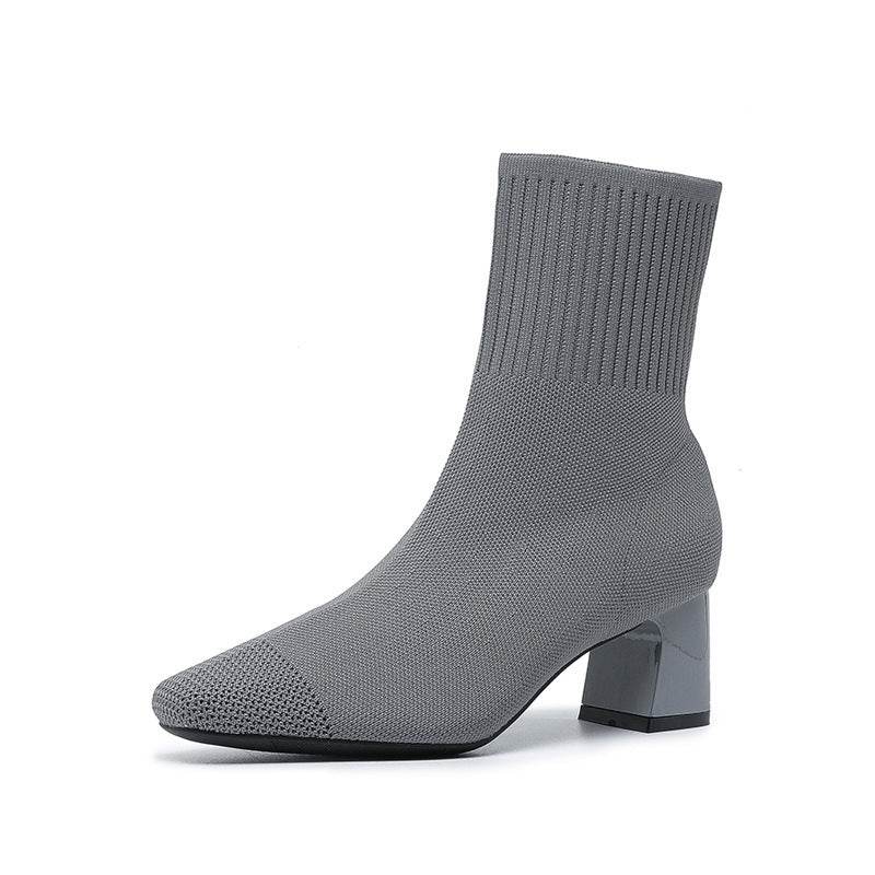 Bottines Tendance Tricotées - ElyGlam