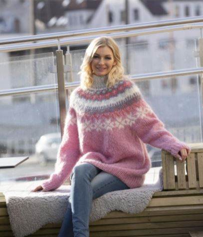 Pull Vintage Jacquard - ElyGlam