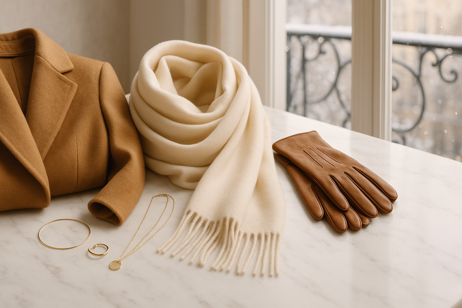 Winter Essentials - Image réaliste sans texte